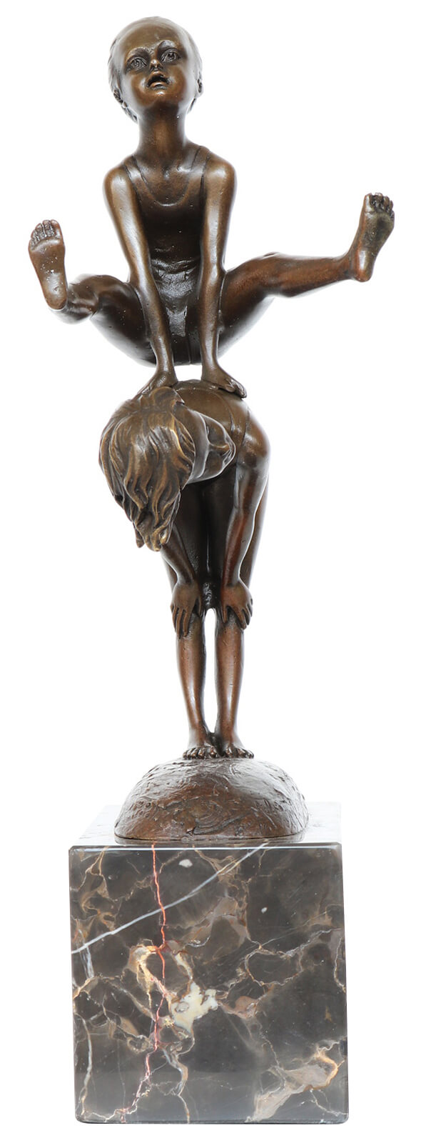 Bronzeskulptur Kinder im Antik-Stil Bronze Figur Statue 28cm