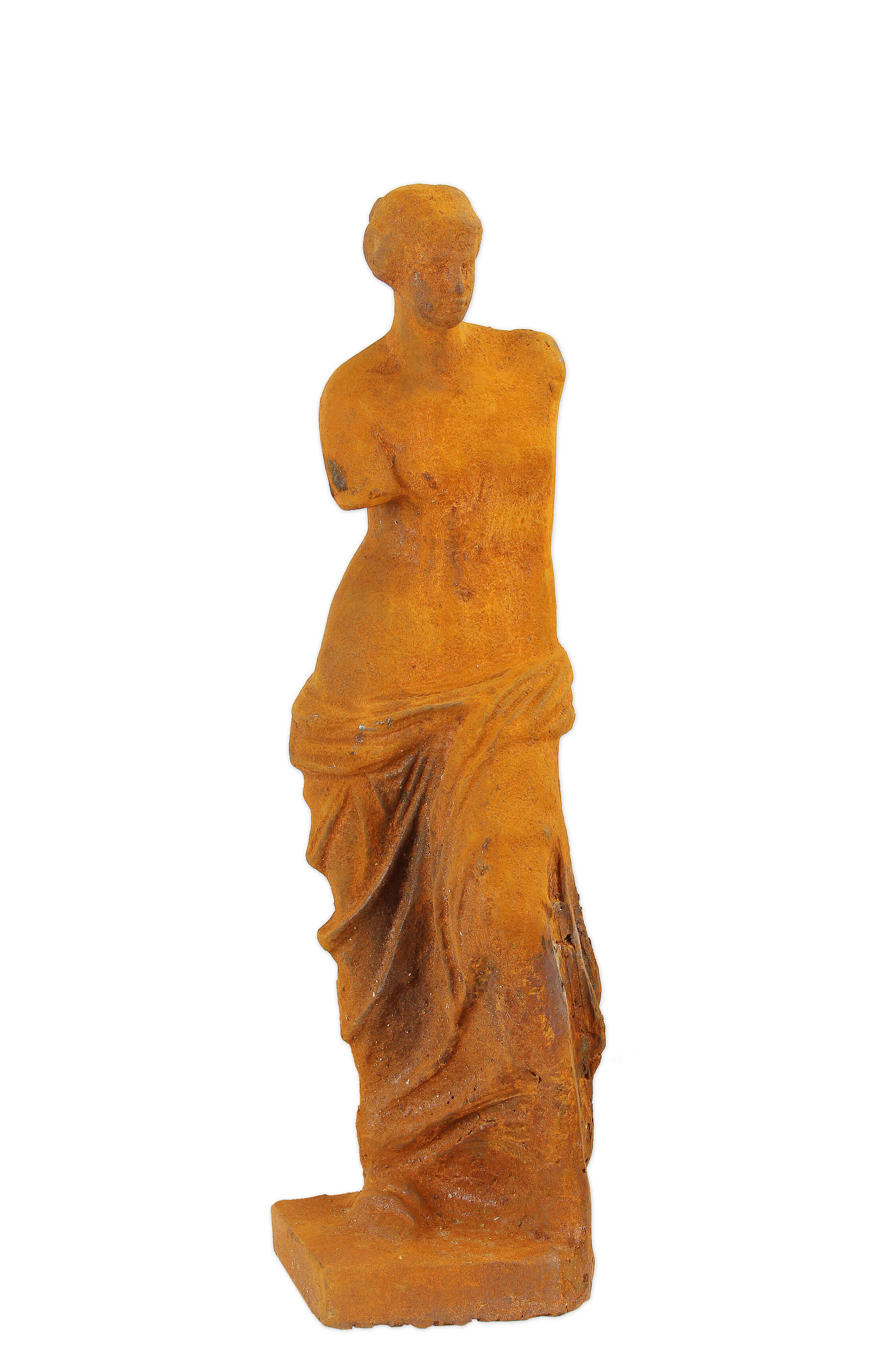 En rostig gjutjärnsfigur av Venus replik retro design dekoration