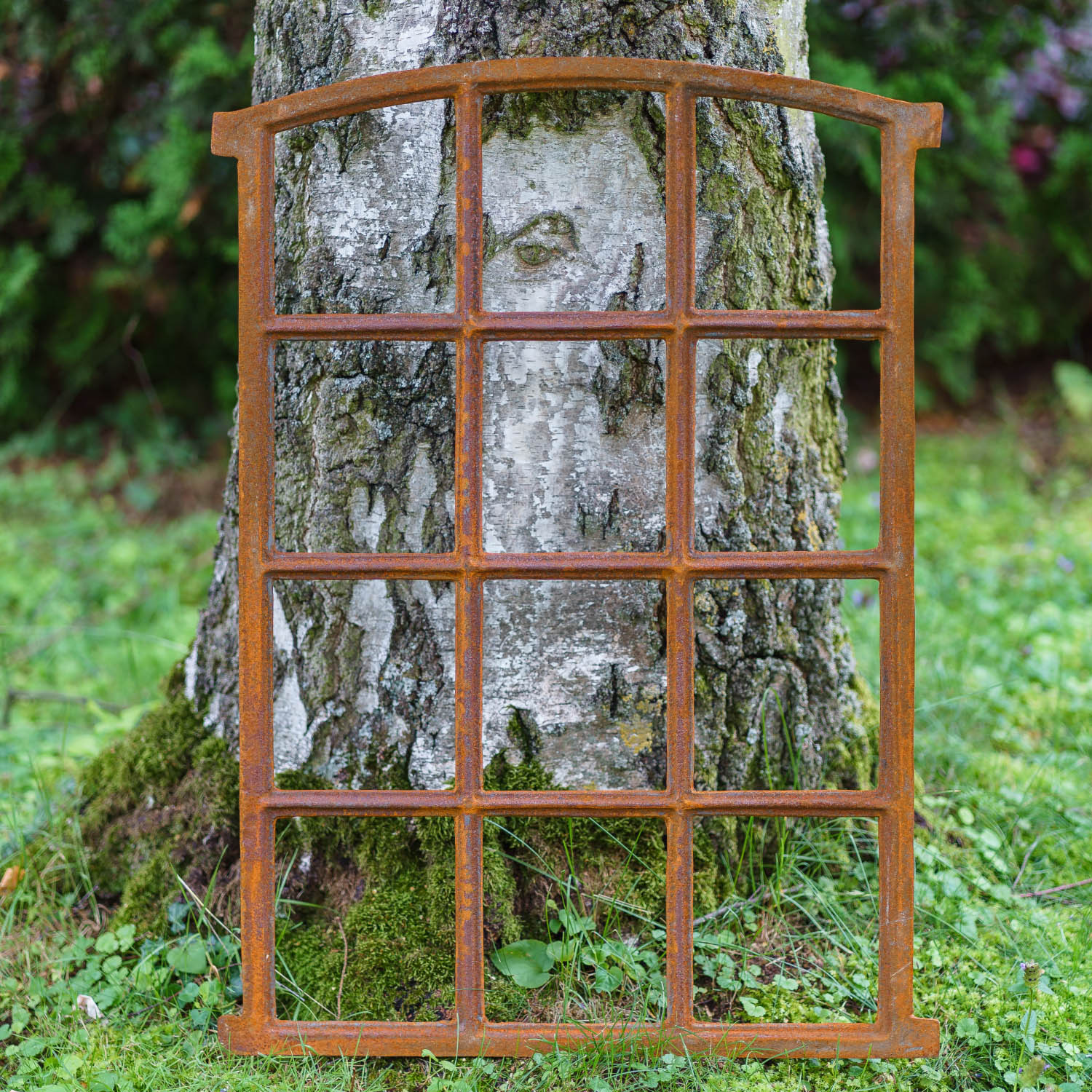 Stallfenster Scheunenfenster Fenster zum Öffnen 12 Felder Eisen 78cm Antik-Stil