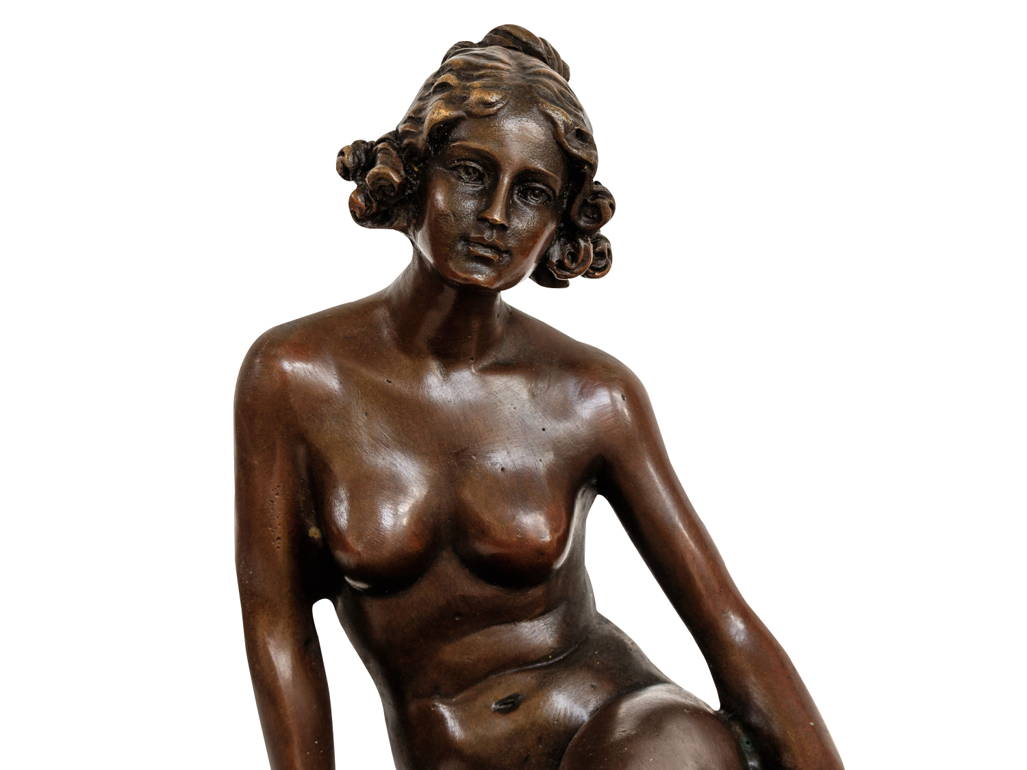 Bronzefigur erotische Kunst Erotik Frau Akt Bronze Bronzeskulptur Antik-Stil