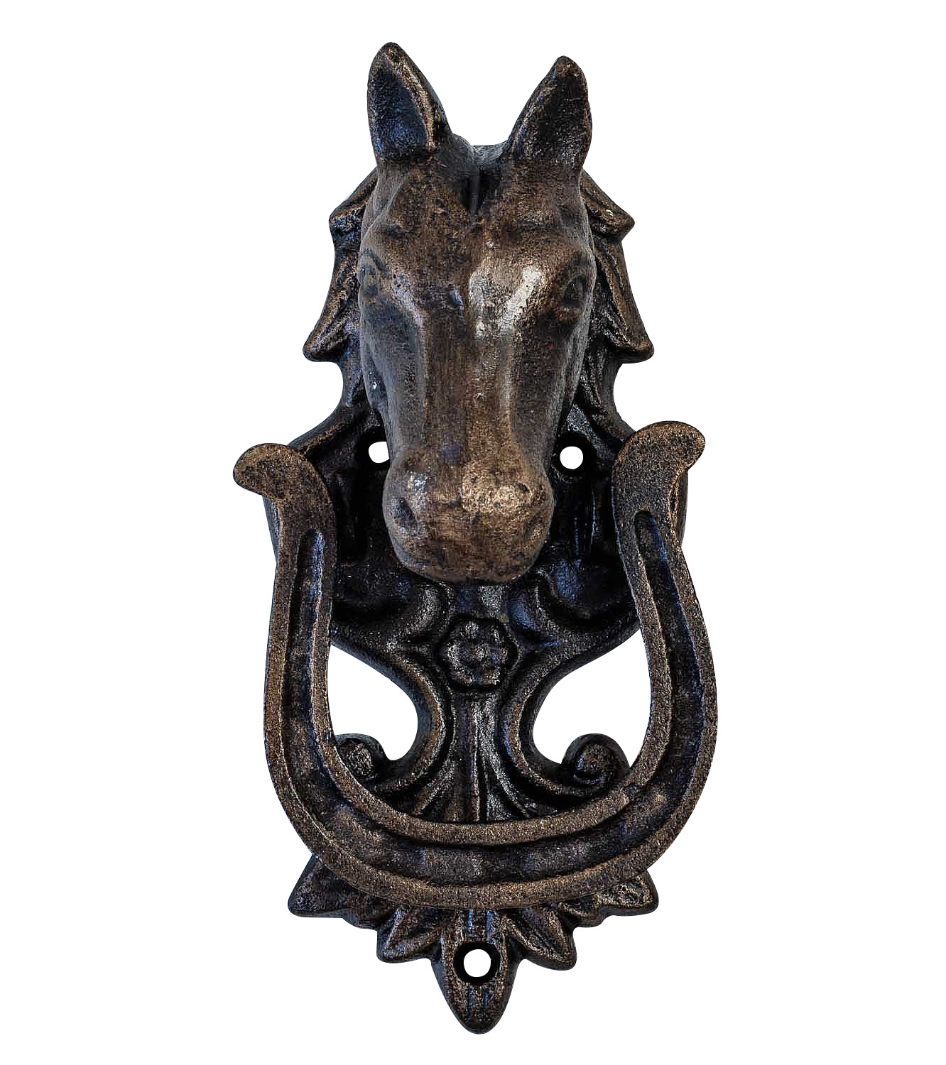 Door Knocker Horse Horse Head Horse Door Hardware Antik stil dörr