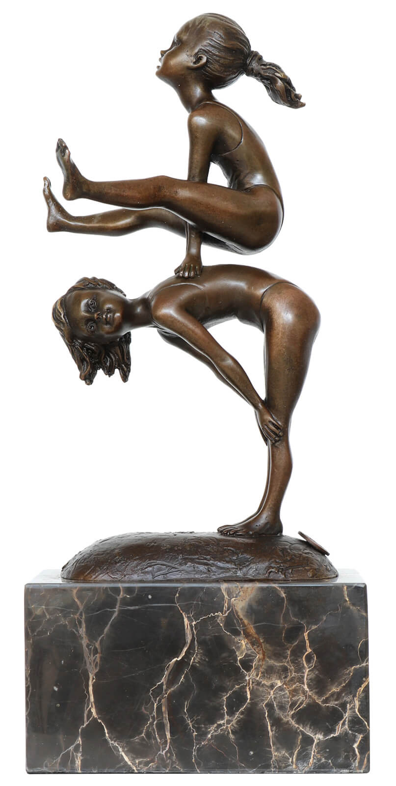 Bronzeskulptur Kinder im Antik-Stil Bronze Figur Statue 28cm