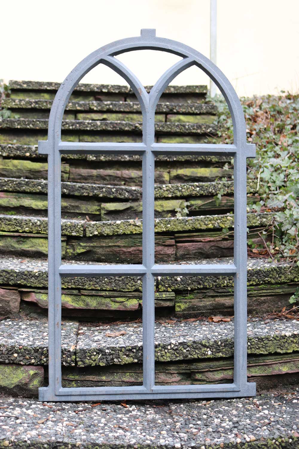 Stallfenster Fenster Scheunenfenster Eisen grau 54 x 98cm Antik-Stil