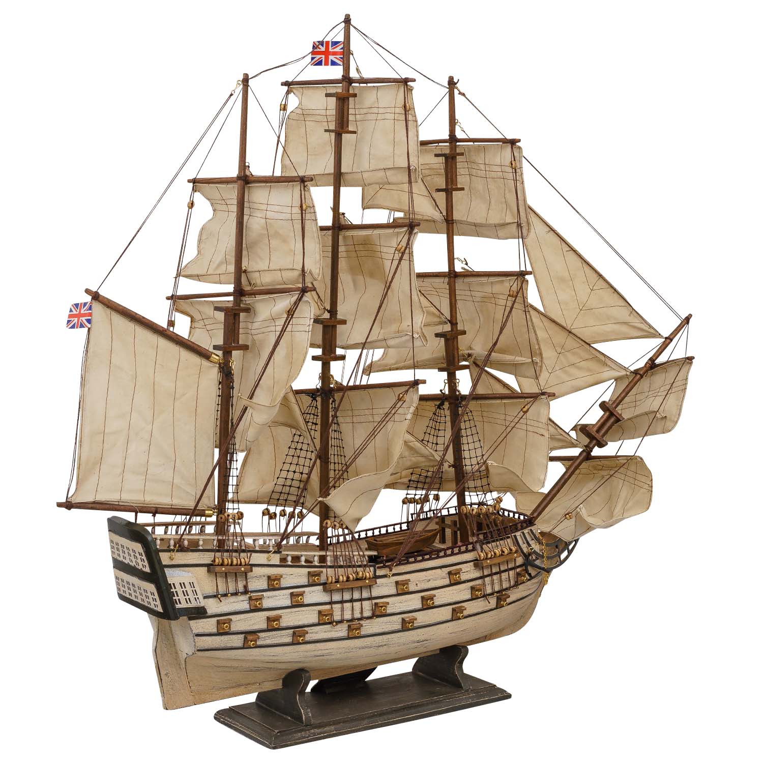 Modellfartyg HMS Victory England träfartyg segelfartyg 86cm inget kit