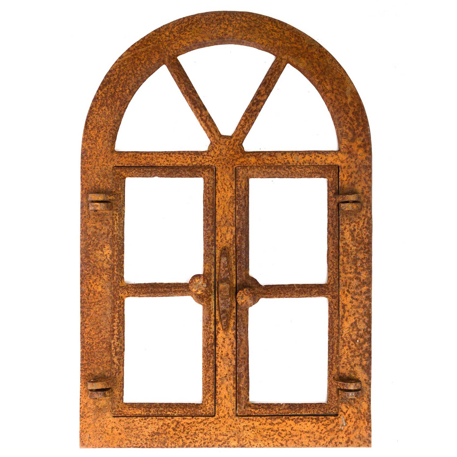 Nostalgie Stallfenster 59x40cm Fenster Eisen Klappfenster Rost antik Stil