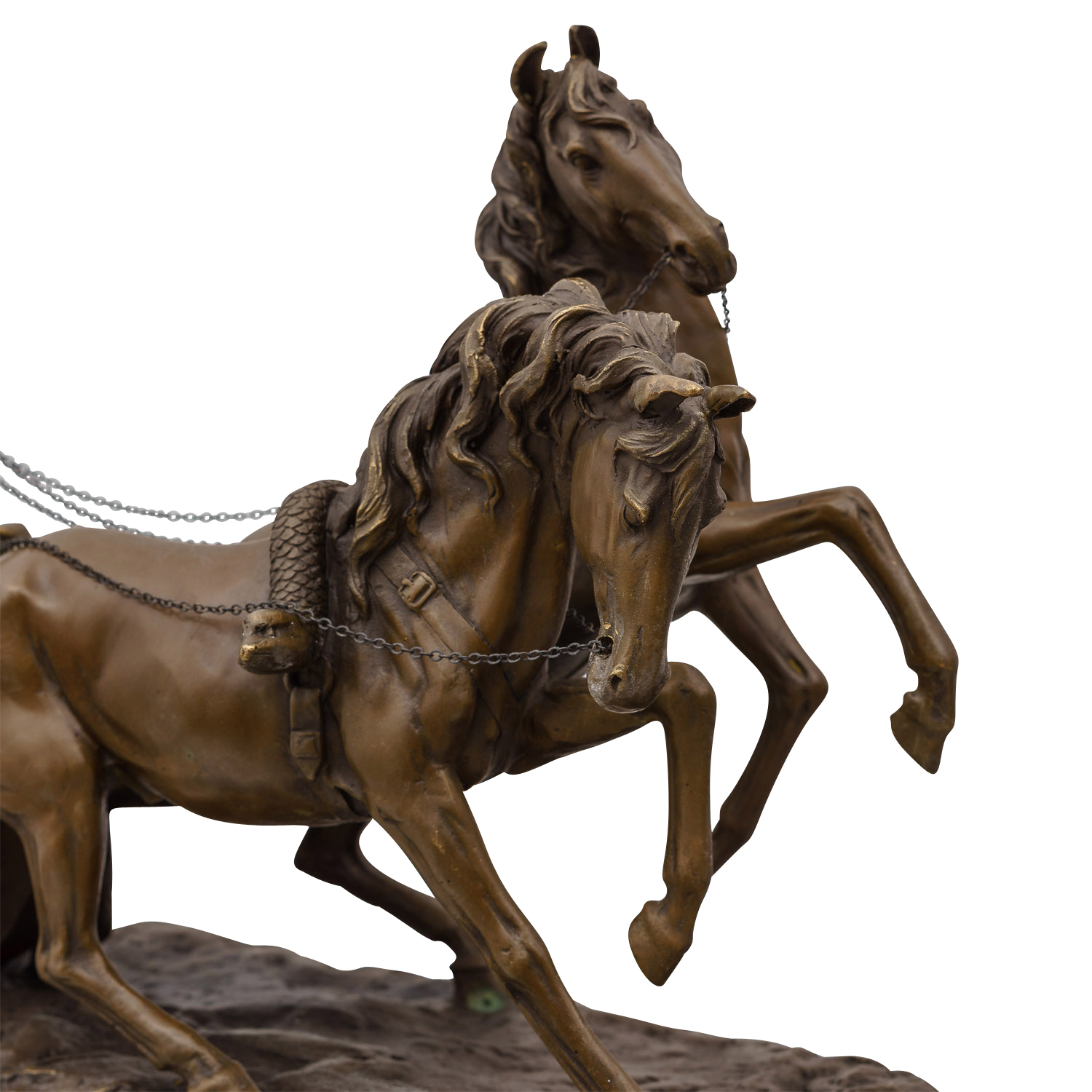 Bronzeskulptur Römer im Streitwagen nach Adrian Jones Reiter Bronze 51cm