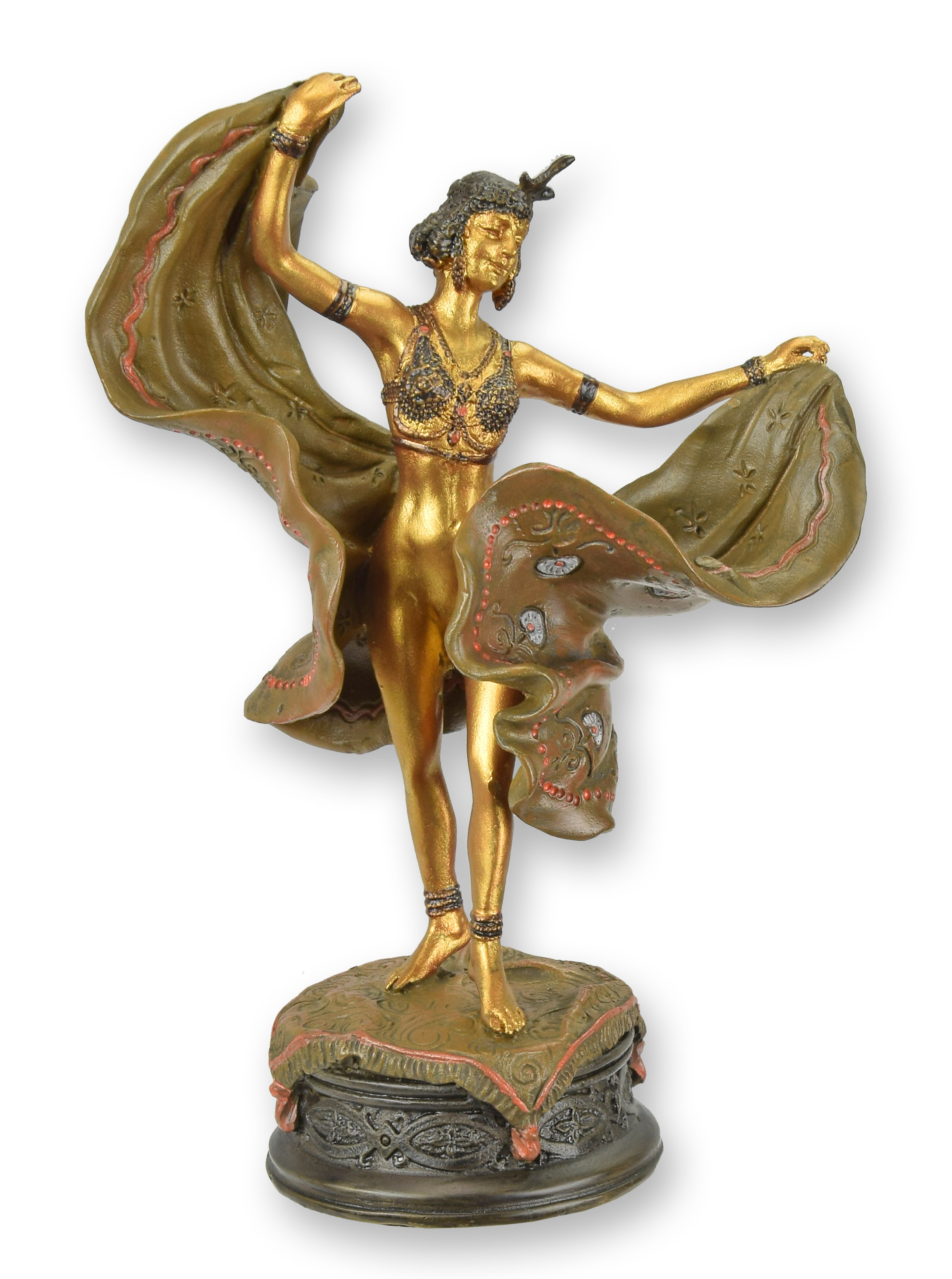 Figur, Bronze, Erwachsener, Person, Frau