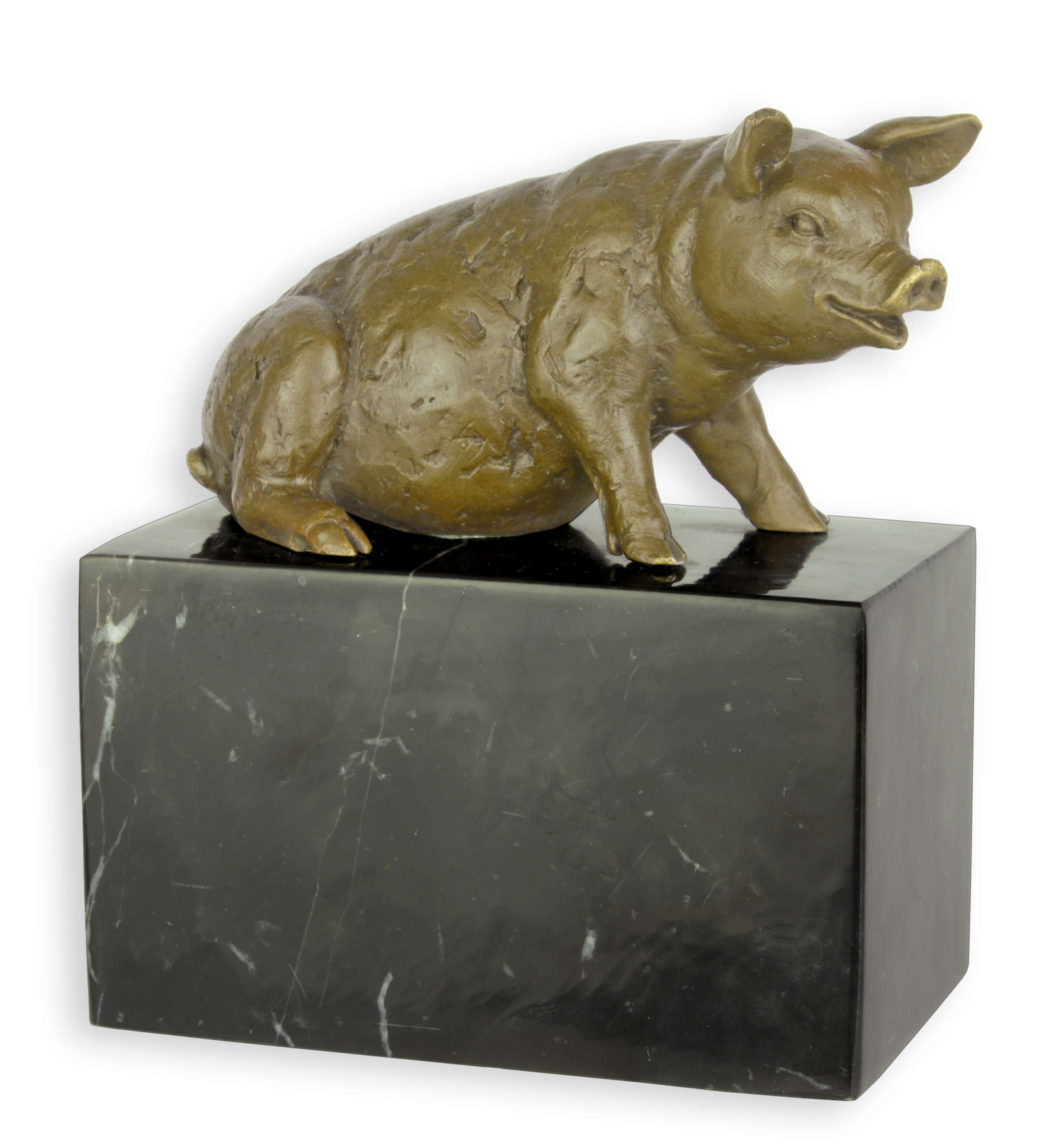 Tier, Säugetier, Schwein, Bronze