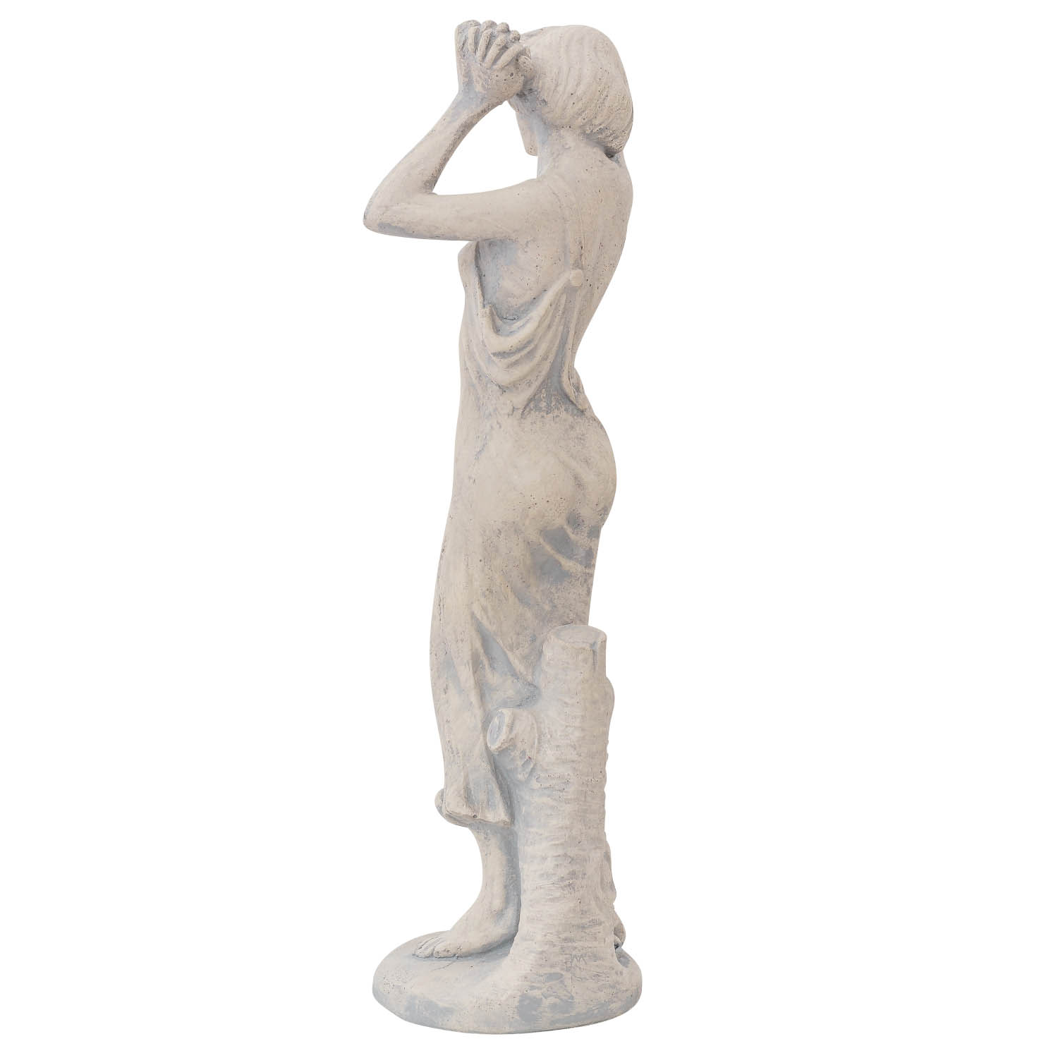 Skulptur Frau Erotika Figur Statue massiver Kunststein Art-Deco-Stil Dekoration