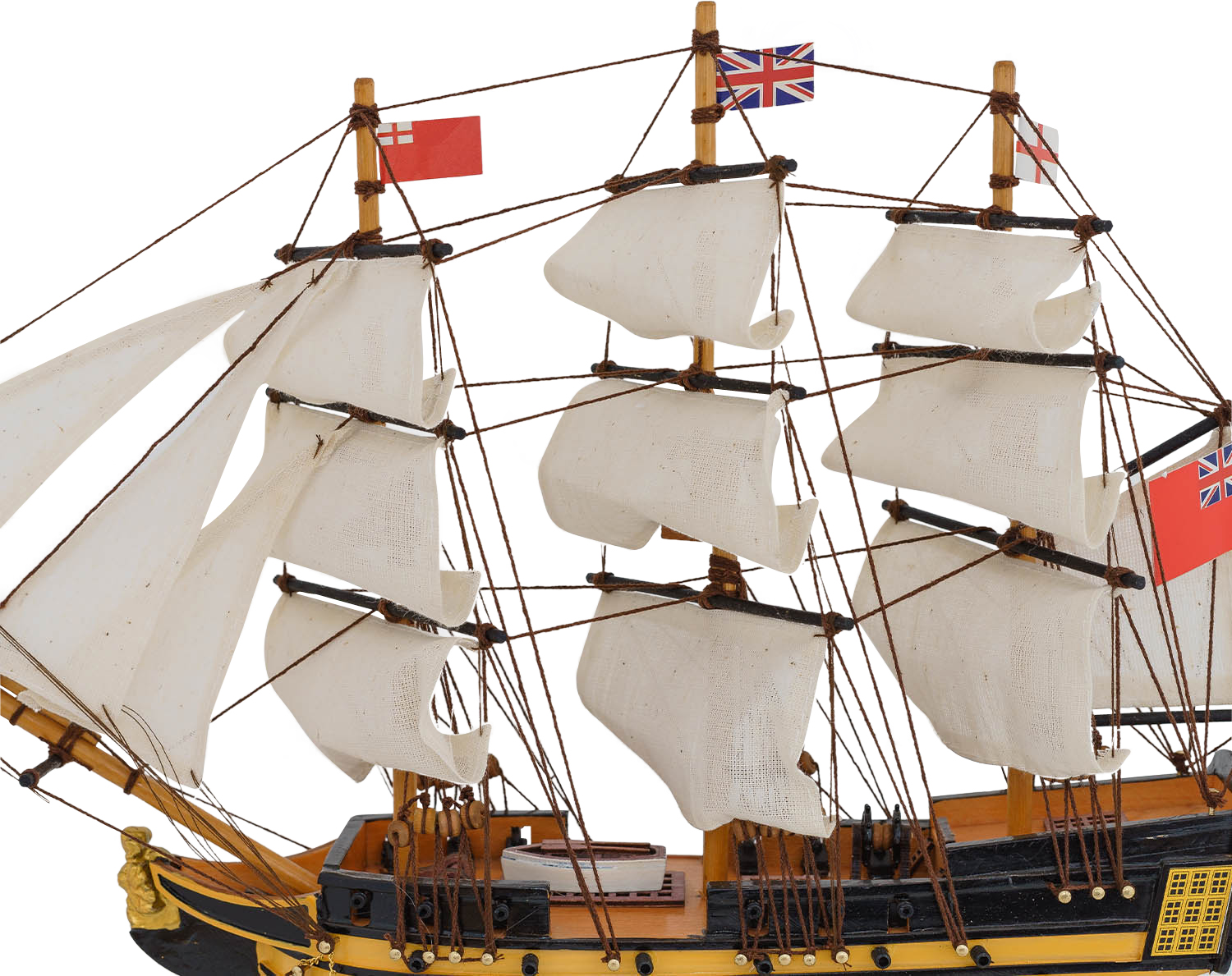 Modellschiff HMS Victory Schiff Segelschiff Maritim Deko Antik-Stil kein Bausatz