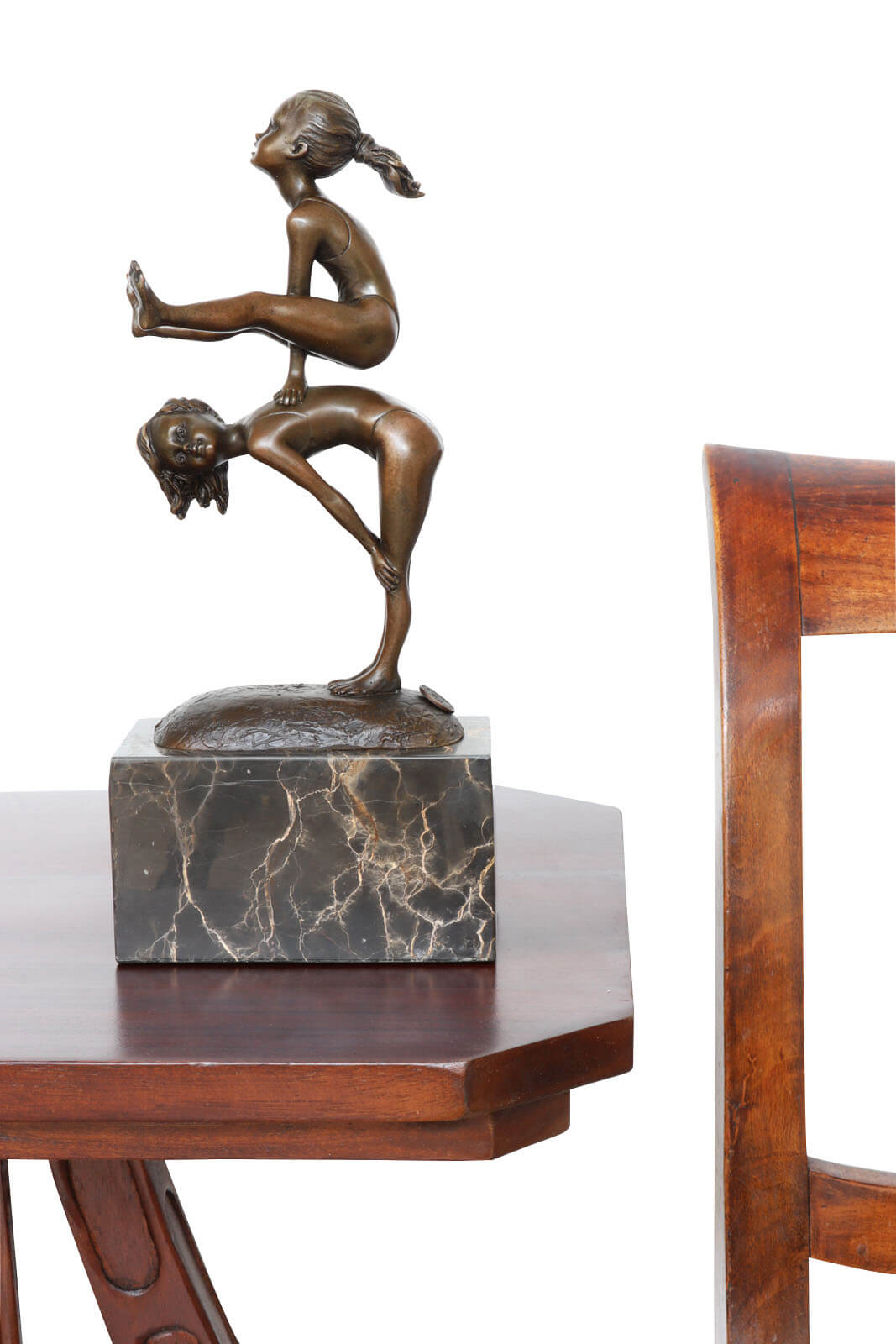 Bronzeskulptur Kinder im Antik-Stil Bronze Figur Statue 28cm