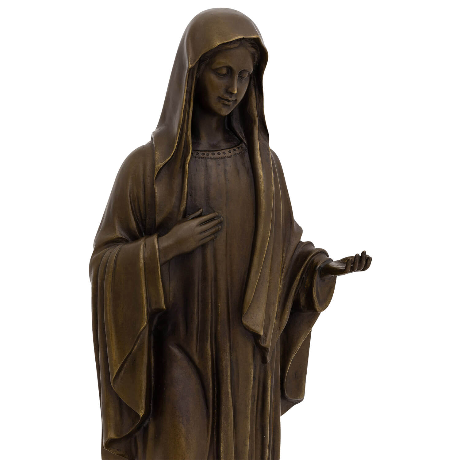 Bronzeskulptur Madonna im Antik-Stil Bronze Figur Statue 58cm