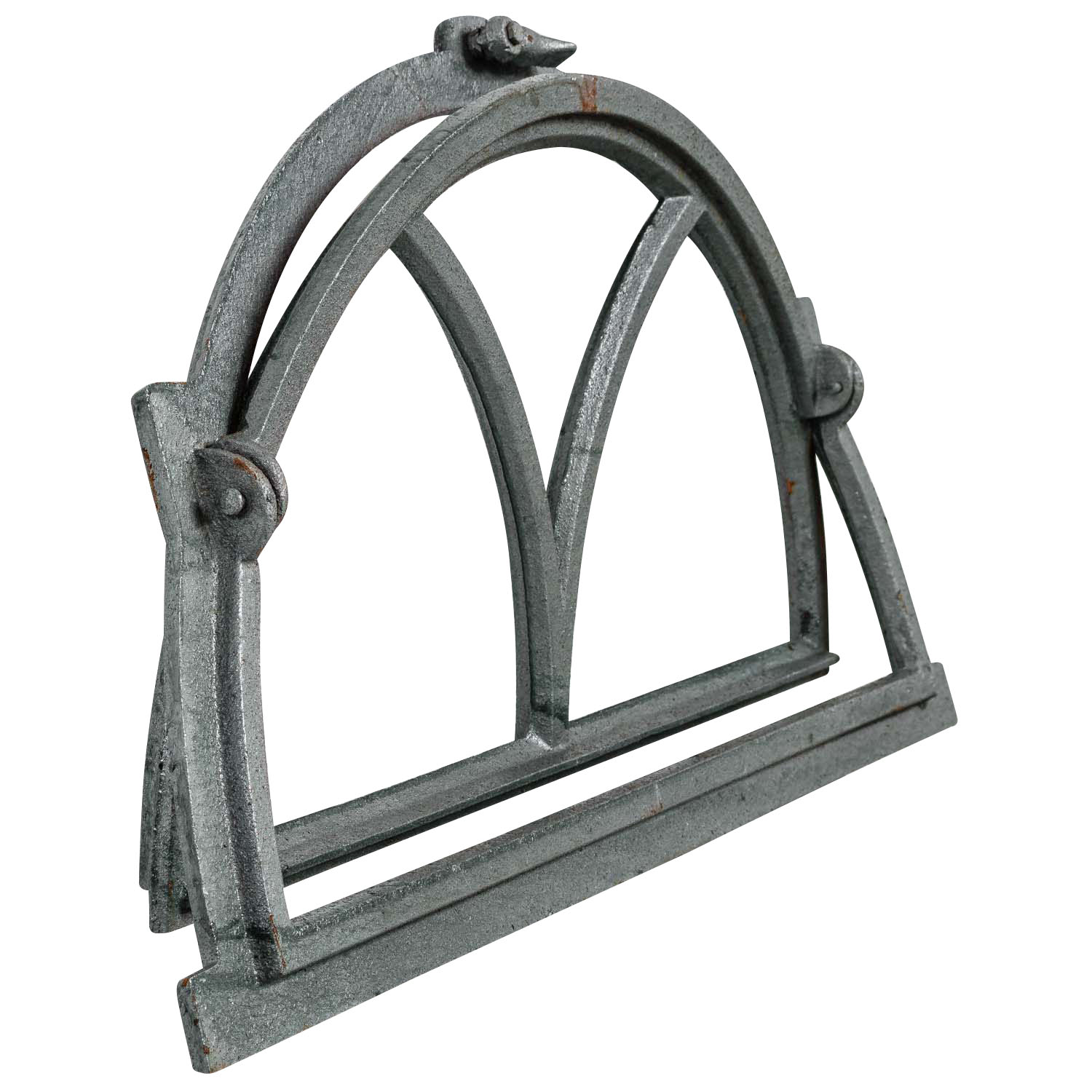 Fenster zum Öffnen Stallfenster Eisenfenster Klappfenster Eisen 70cm Antik-Stil