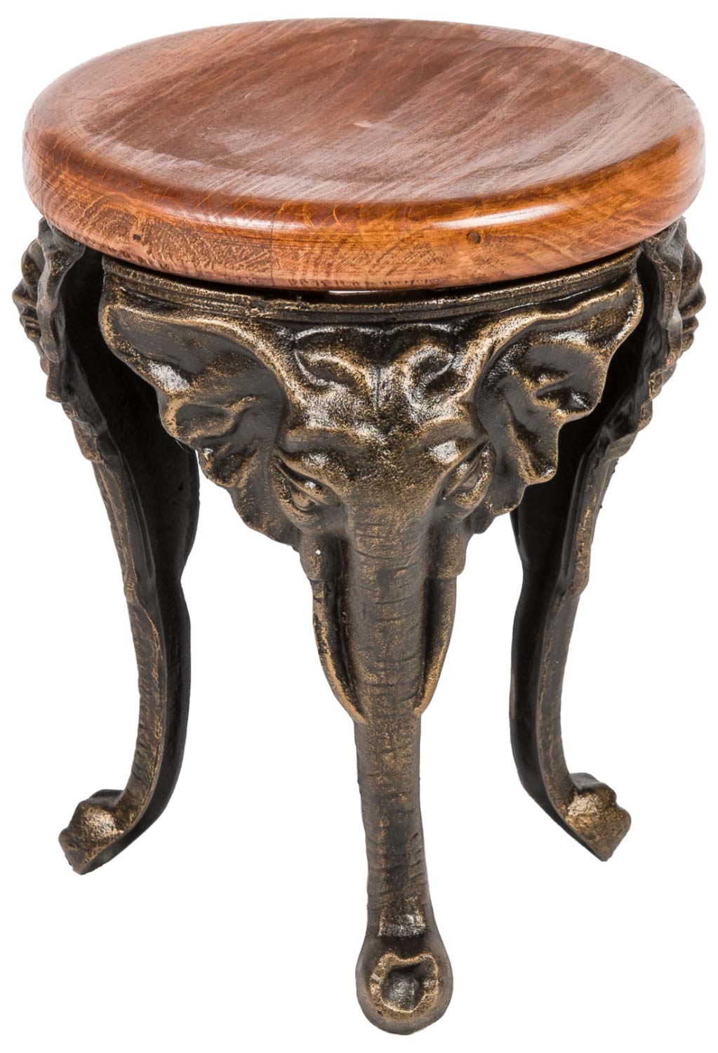 Blumenhocker Elefant 40cm Eisen  Blumentisch Blumenständer Garten Antik-Stil