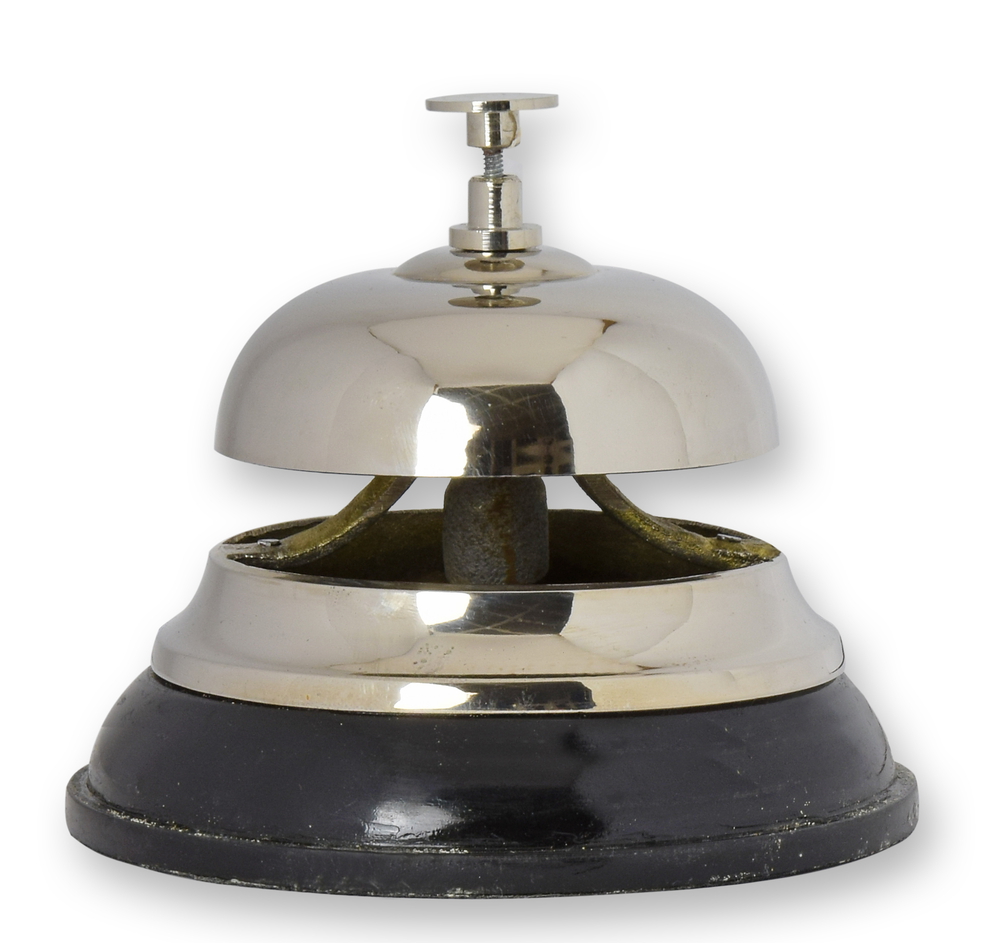 En hotellklocka i mässing replik retro design dekoration