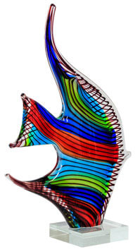 Glasfigur, Skulptur, Ornament, farbig, Skulpturglas