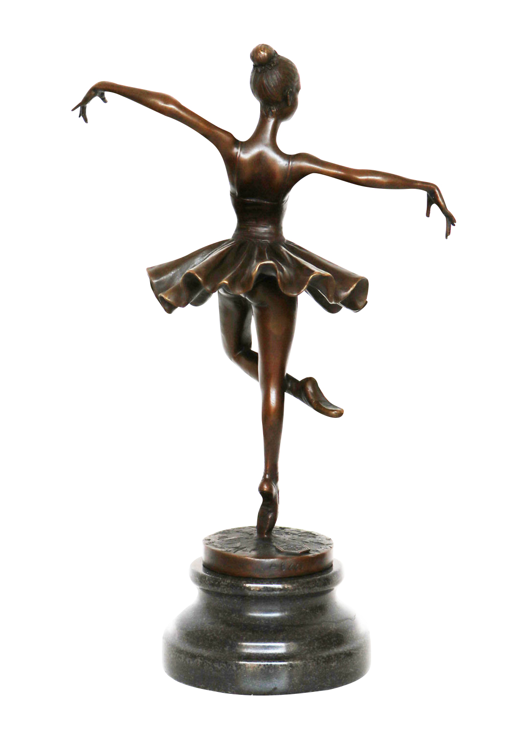 Bronzeskulptur Tänzerin Ballerina nach Degas Ballet Bronze Figur Replika d