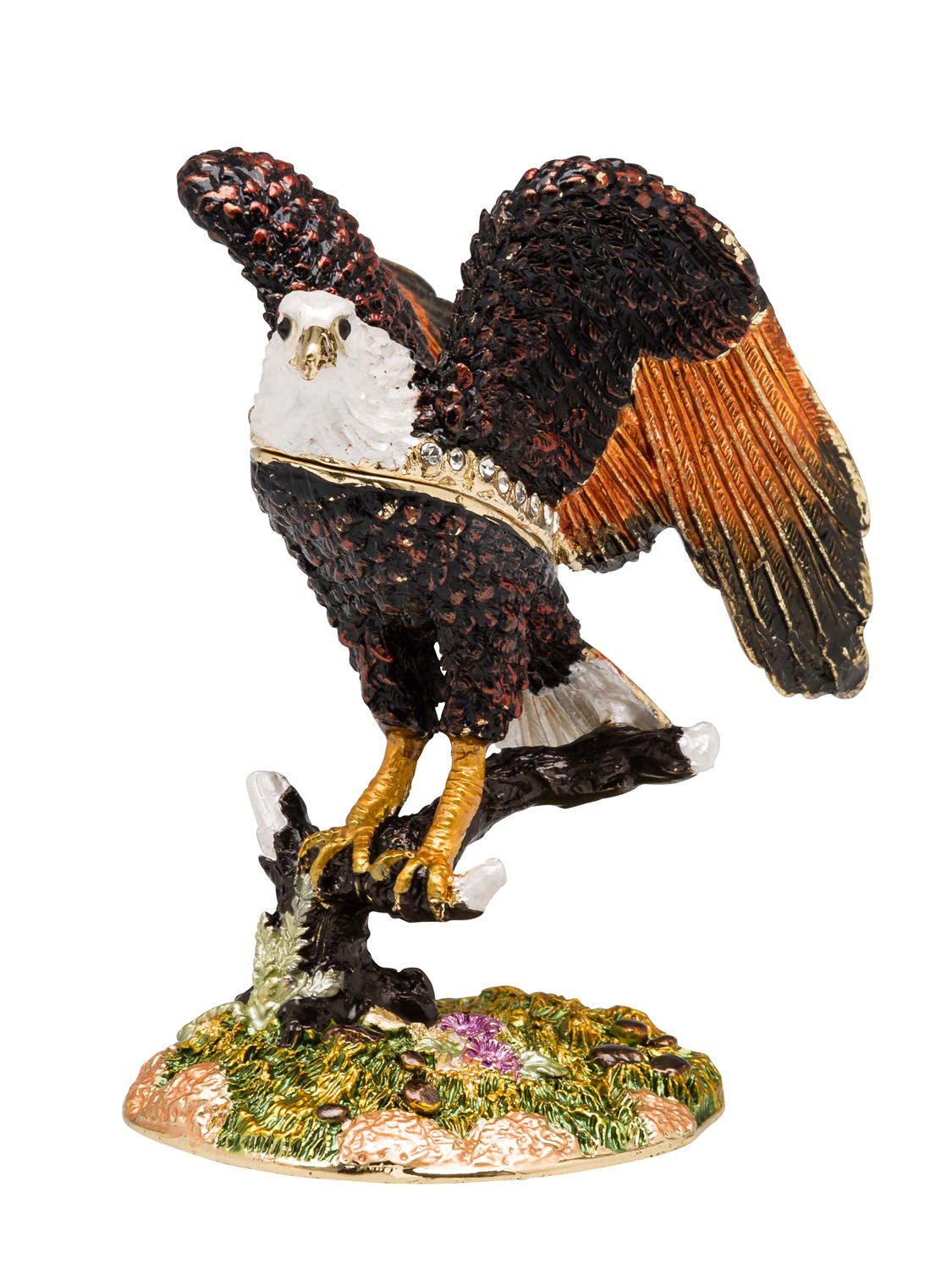 Adler Pillendose Schmuckdose Dose Pillenbox Box Pille Figur Schatulle eagle